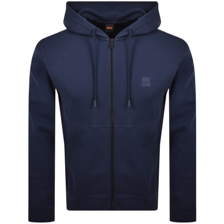 Product Image for BOSS Zetalky Full Zip Hoodie Open Blue