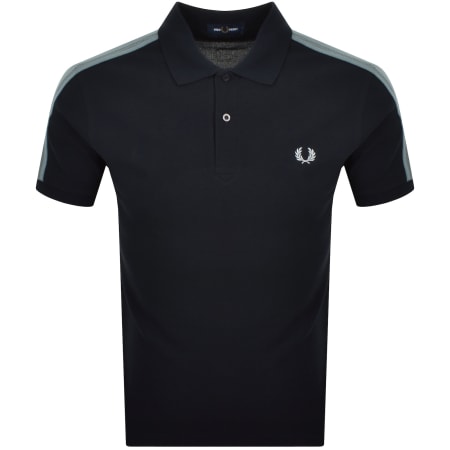 Product Image for Fred Perry Mesh Taped Polo Shirt Navy