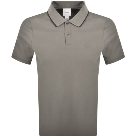 Product Image for Calvin Klein Pique Polo T Shirt Brown