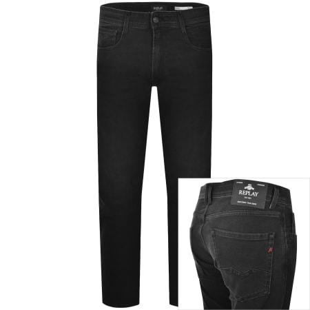 Product Image for Replay Comfort Fit Rocco Jeans Dark Wash Black