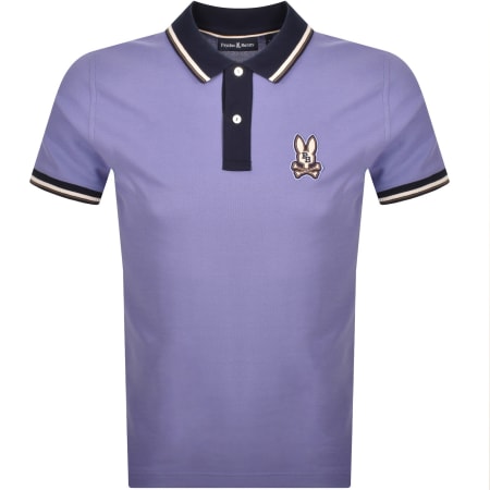 Product Image for Psycho Bunny Wade Pique Polo T Shirt Blue