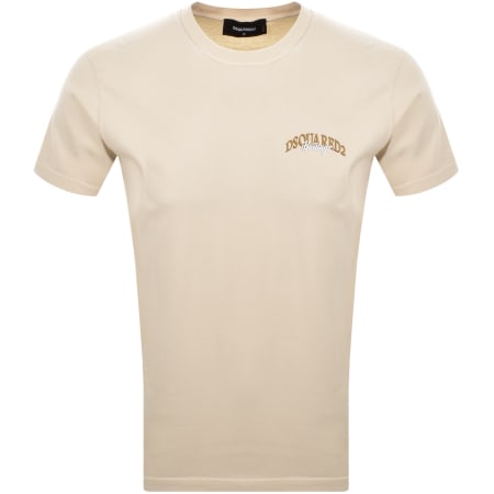 Product Image for DSQUARED2 Cool Fit Logo T Shirt Beige