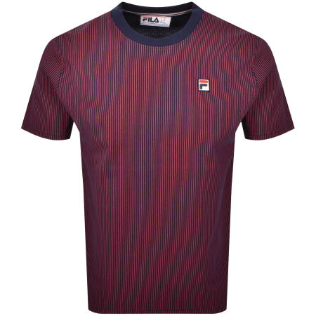 Product Image for Fila Vintage Pinstripe T Shirt Navy