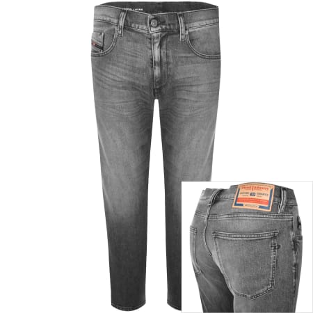 Product Image for Diesel D Strukt Slim Fit Light Wash Jeans Grey