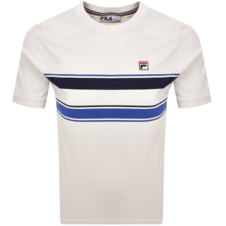 Product Image for Fila Vintage Iggy Stripe T Shirt Cream