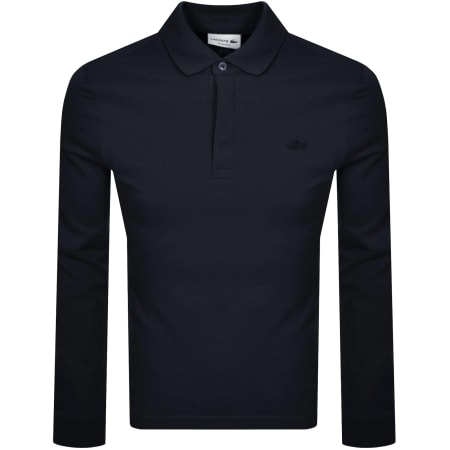 Product Image for Lacoste Long Sleeved Polo T Shirt Navy