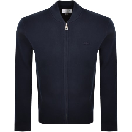Product Image for Lacoste Full Zip Knit Jumper Navy
