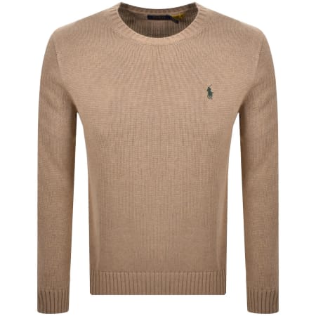 Product Image for Ralph Lauren Crew Neck Knit Jumper Bronze