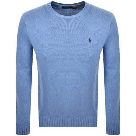 Product Image for Ralph Lauren Crew Neck Knit Jumper Blue