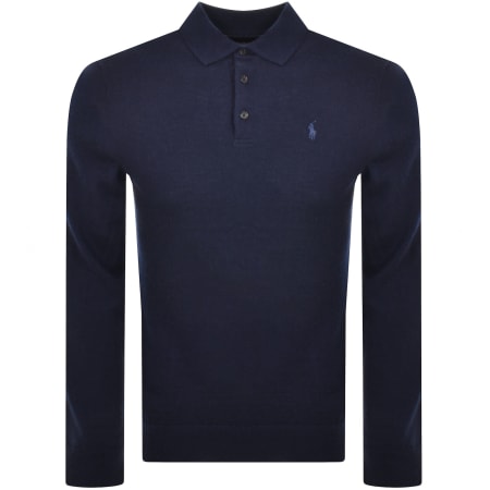 Product Image for Ralph Lauren Polo Knitted Wool Jumper Navy