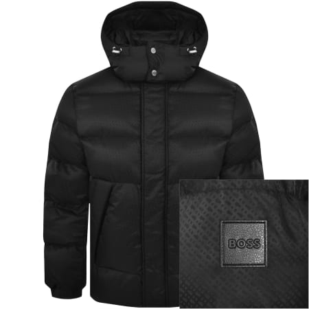 Product Image for BOSS Corbinian5 Hooded Jacket Black