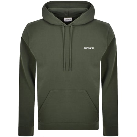 Product Image for Carhartt WIP Script Hoodie Green