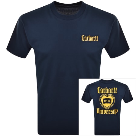 Product Image for Carhartt WIP Schooling T Shirt Navy