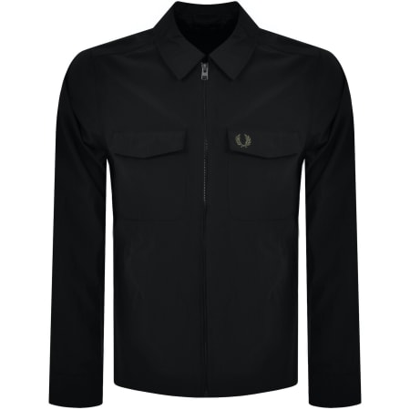 Product Image for Fred Perry Zip Pocket Overshirt Black