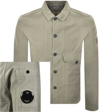 Product Image for CP Company Gabardine Overshirt Grey