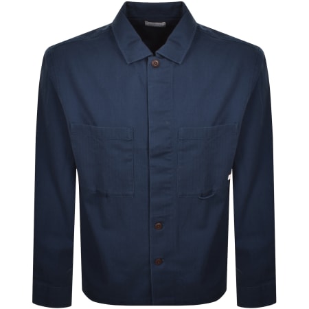 Product Image for Farah Marshall Long Sleeve Overshirt Yale Blue