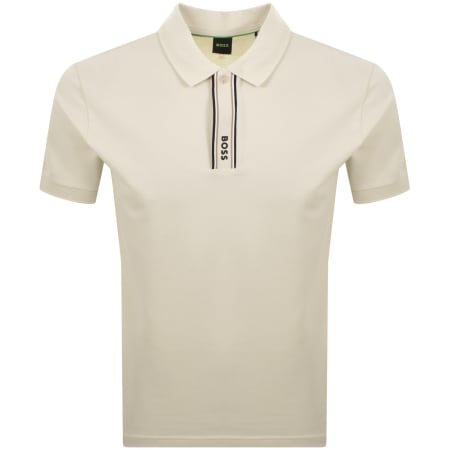 Product Image for BOSS Paddy Polo T Shirt Beige