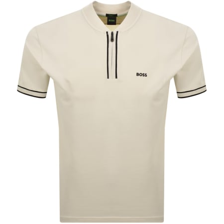 Product Image for BOSS Pariq Polo T Shirt Open White