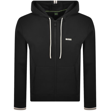 Product Image for BOSS Full Zip Zone Hoodie Black