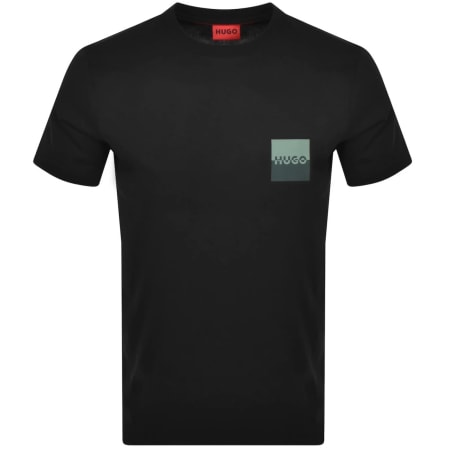 Product Image for HUGO Dapusi Crew Neck T Shirt Black