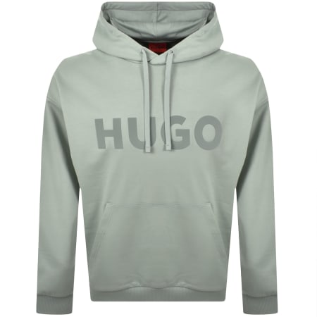 Product Image for HUGO Oversized Ditchle Hoodie Light Green