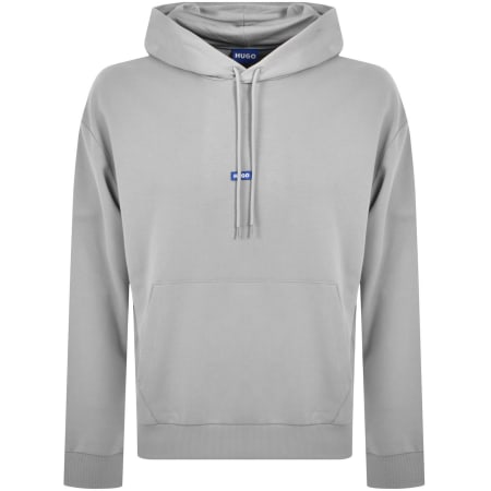 Product Image for HUGO Blue Nalonso Hoodie Grey