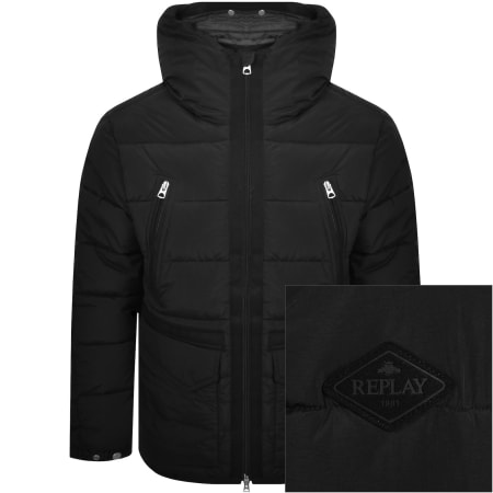 Product Image for Replay Padded Jacket Black