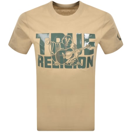 Product Image for True Religion Overlap Logo T Shirt Brown