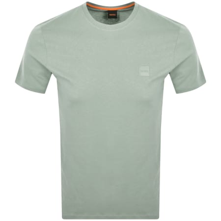 Product Image for BOSS Tales T Shirt Open Green