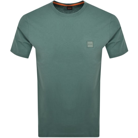 Product Image for BOSS Tales T Shirt Open Green