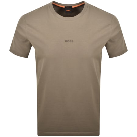 Product Image for BOSS TChup Logo T Shirt Brown
