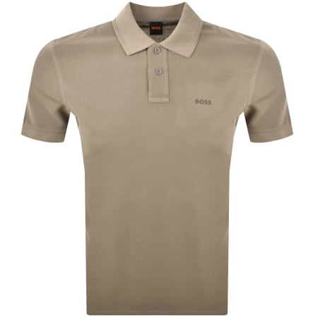 Recommended Product Image for BOSS Casual Prime Polo T Shirt Brown