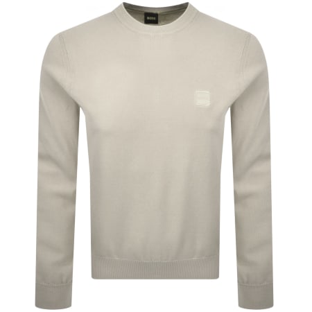 Recommended Product Image for BOSS Kanovano Knit Jumper Beige