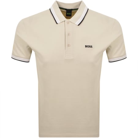 Product Image for BOSS Paddy Polo T Shirt Cream