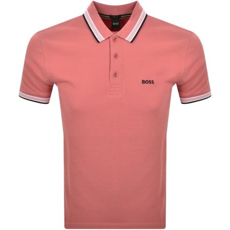 Product Image for BOSS Paddy Polo T Shirt Medium Pink
