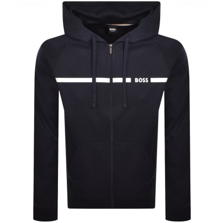 Product Image for BOSS Authentic Full Zip Hoodie Navy