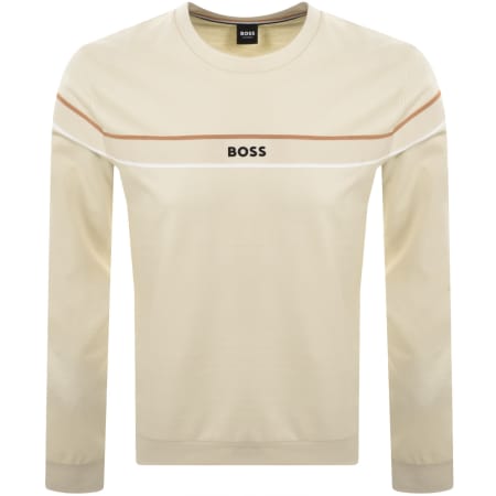 Product Image for BOSS Iconic Sweatshirt Open White