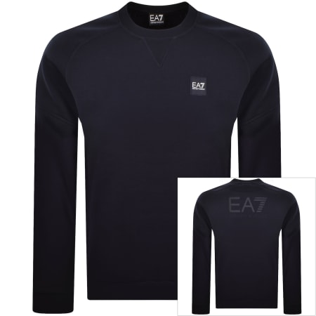 Product Image for EA7 Emporio Armani Logo Sweatshirt Navy