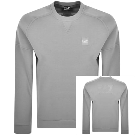 Product Image for EA7 Emporio Armani Logo Sweatshirt Grey