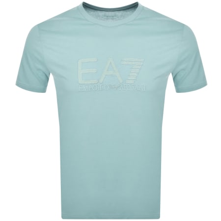 Product Image for EA7 Emporio Armani Logo T Shirt Blue