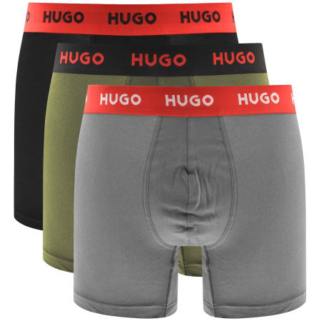 Product Image for HUGO 3 Pack Boxers Multi