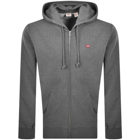Product Image for Levis Original Logo Full Zip Hoodie Grey