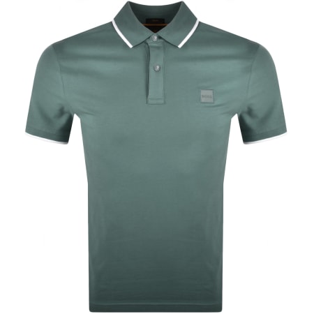 Product Image for BOSS Passertip Slim Fit Polo T Shirt Green
