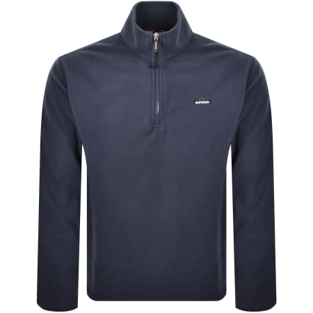 Product Image for Superdry Polar Half Zip Fleece Lauren Navy