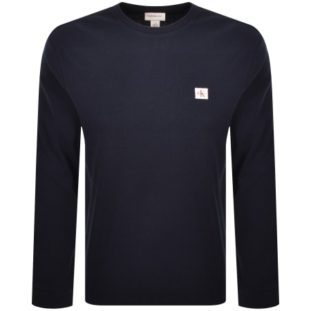 Product Image for Calvin Klein Jeans Waffle T Shirt Navy