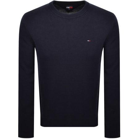 Product Image for Tommy Jeans Flag Slim Sweatshirt Navy