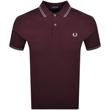 Product Image for Fred Perry Twin Tipped Polo Oxblood