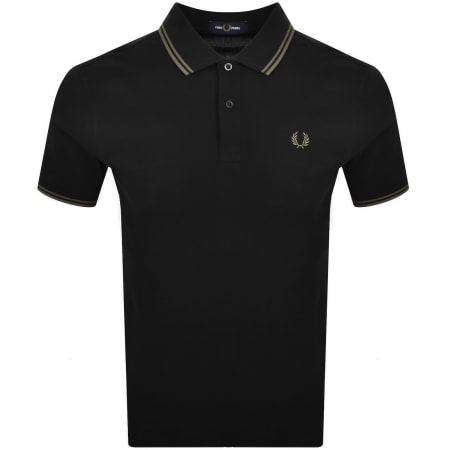 Product Image for Fred Perry Twin Tipped Polo T Shirt Black