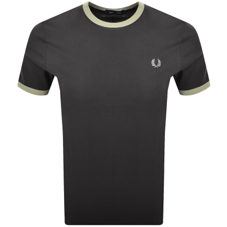 Product Image for Fred Perry Ringer T Shirt Anchor Grey