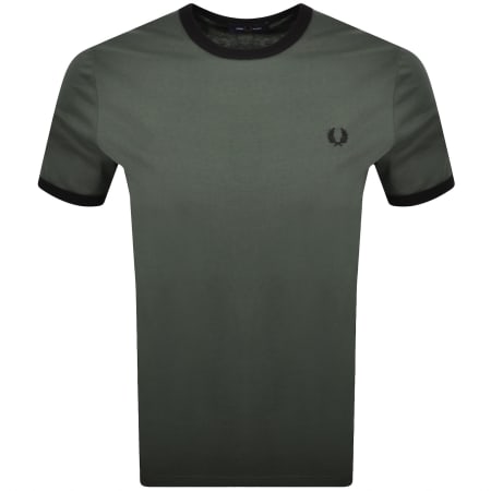 Product Image for Fred Perry Ringer T Shirt Field Green
